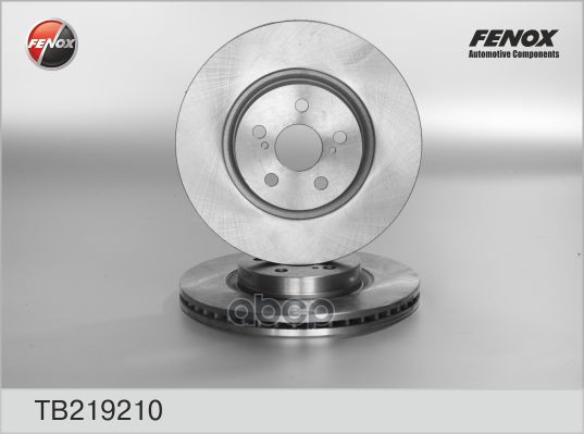 Диск тормозной передний TOYOTA AVENSIS 2.4/2.0D-4D 03- 295x26x5, FENOX TB219210 FENOX арт. TB219210