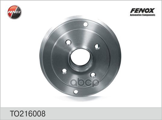 Барабан тормозной Renault Logan 04-, Logan MCV 07-, Sandero 08-, Clio II 01-, Thalia 00- FENOX арт. TO216008