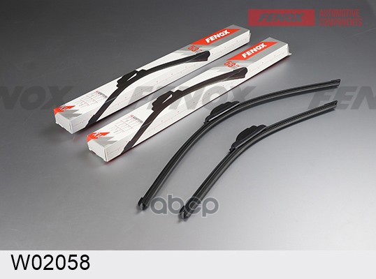 Комплект Щеток Стеклоочистителя Бескаркасных 530Mm+530Mm (2Шт) FENOX арт. W02058