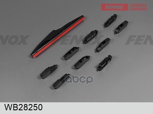 Щетка Стеклоочистителя Задняя 280 Мм Каркасная 1 Шт Fenox X10 Rear Vision Wb28250 FENOX арт. WB28250