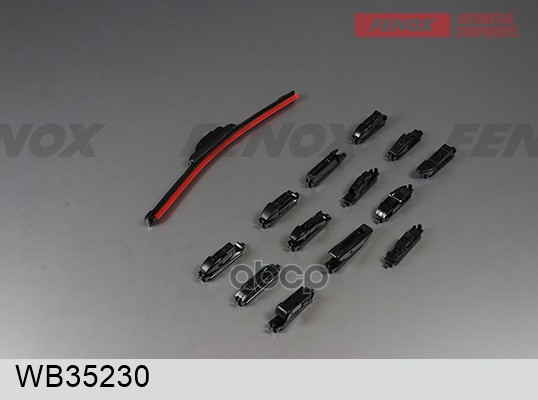 Щетка стеклоочистителя бескаркасная 350мм FENOX арт. WB35230