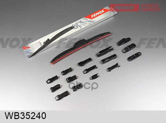 Щетка стеклоочистителя 35 см (14''), гибридная, крепление: 15 в 1 WB35240 FENOX арт. WB35240