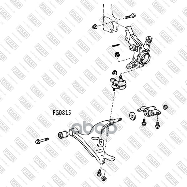 Сайлентблок Переднего Нижнего Рычага Передний FIXAR арт. FG0815