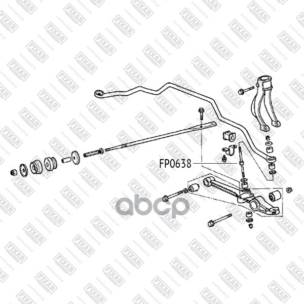 Тяга Стабилизатора L/R Перед. FIXAR арт. FP0638