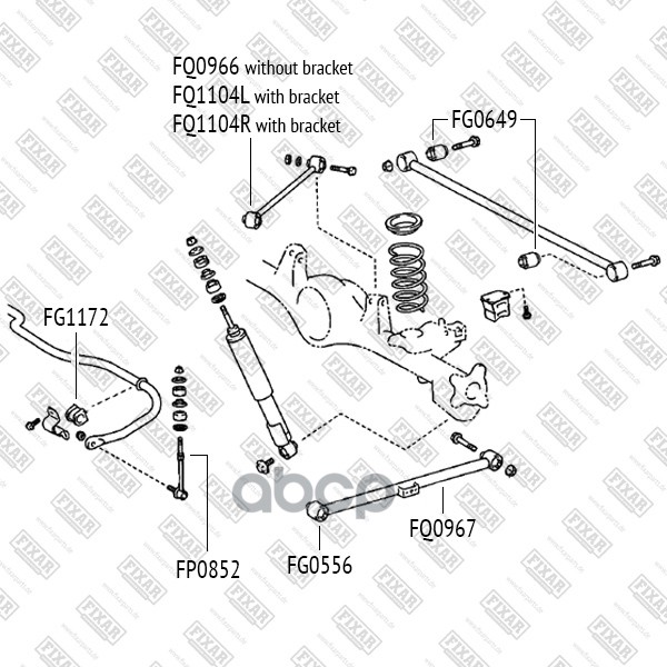 Рычаг Задней Подвески Верхний Правый FIXAR арт. FQ1104R