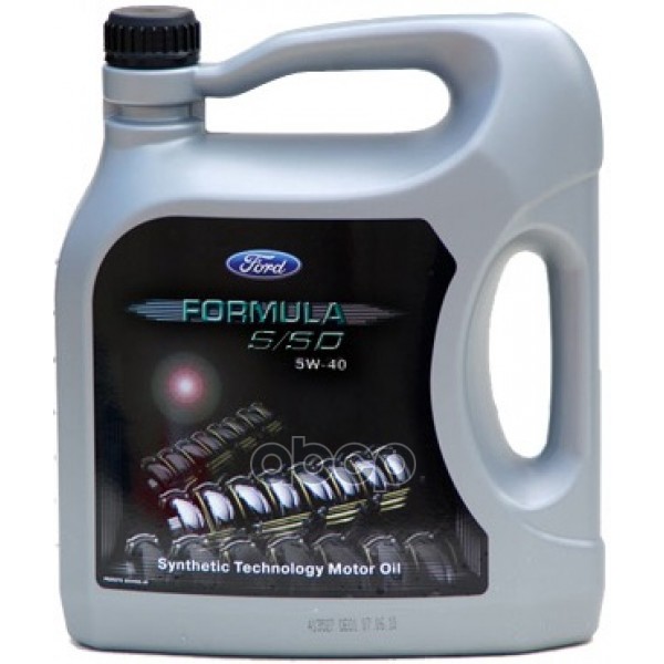 FORD Масло Моторное Синтетическое Formula S 5W40 Sn/Cf, C3 5Л