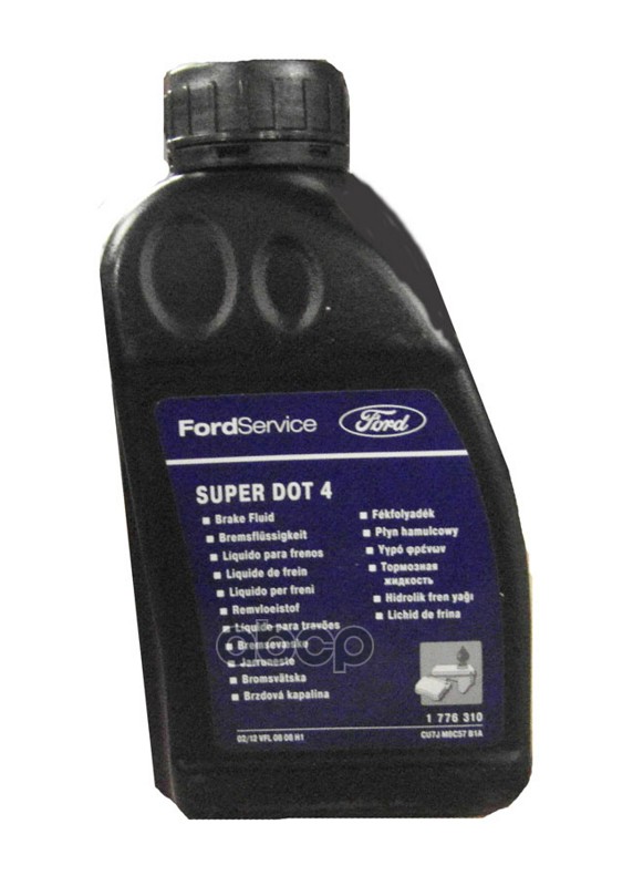 Жидкость Тормозная Ford Super Dot4 Dot4 0,5 Л 1 776 310 FORD арт. 1 776 310