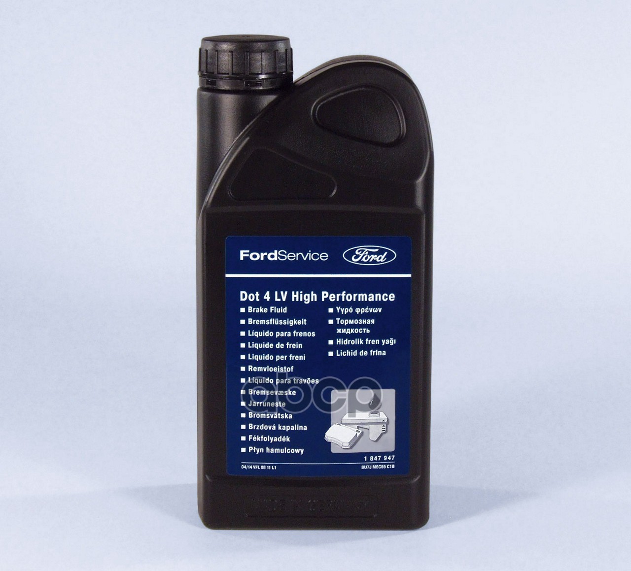 Тормозная жидкость DOT 4 LV 1л FORD арт. 1847947