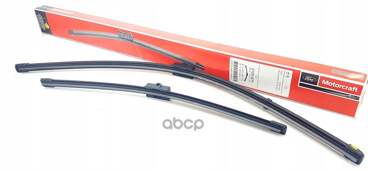 Щетка стеклоочистителя 650/420 мм бескаркасная комплект 2 шт FORD 2 120 675 FORD арт. 2 120 675