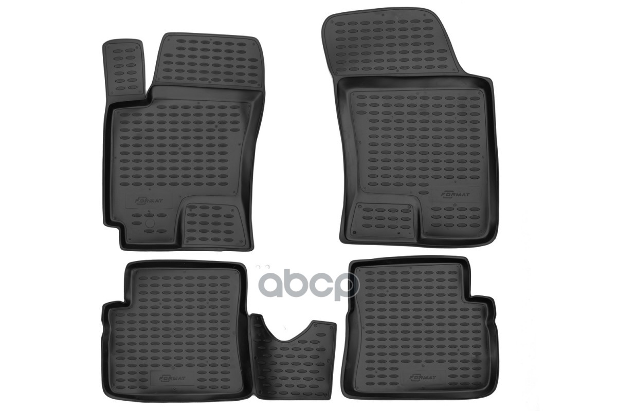 Коврики в салон для HYUNDAI Getz (I, Ir), 2002-2011, 4 шт. (ПУ, повышенная износостойкость) / Хендай Гетц FORMAT арт. FORMAT....
