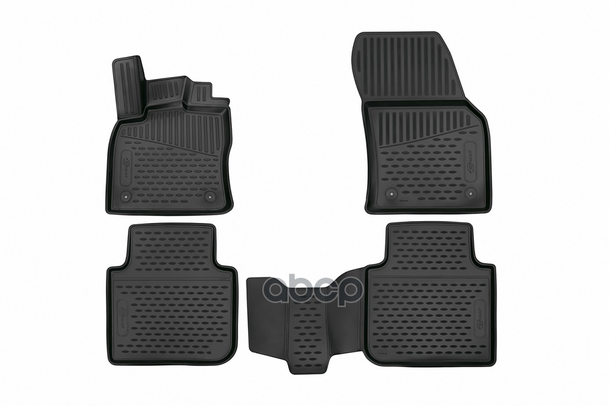 Коврики в салон MITSUBISHI Pajero IV(V80), 2006-, 4 шт. (ПУ, повышенная износостойкость) / Митсубиси Паджеро FORMAT арт. FORM...