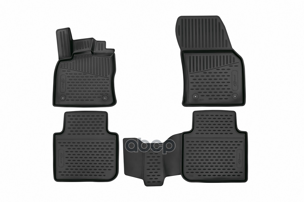 Коврики 3D в салон KIA Rio (UB), 2011-2014, 2014-2016, 4 шт (ПУ, повышенная износостойкость) / Киа Рио FORMAT арт. FORMAT.3D....