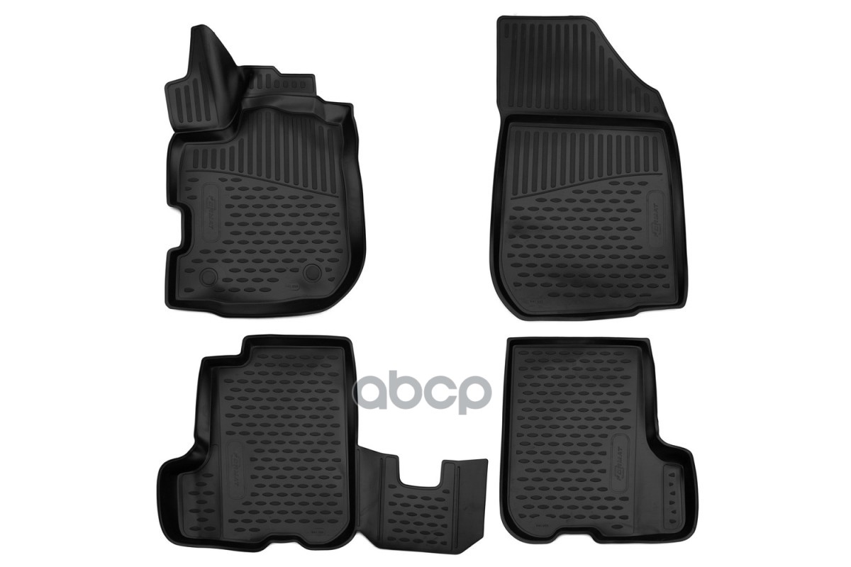 Коврики 3D В Салон Подходят Для Renault Sandero Stepway, 2018-, Хб., 4 Шт. (Пу, Повышенная Износостойкость) / Рено Сандеро FO...