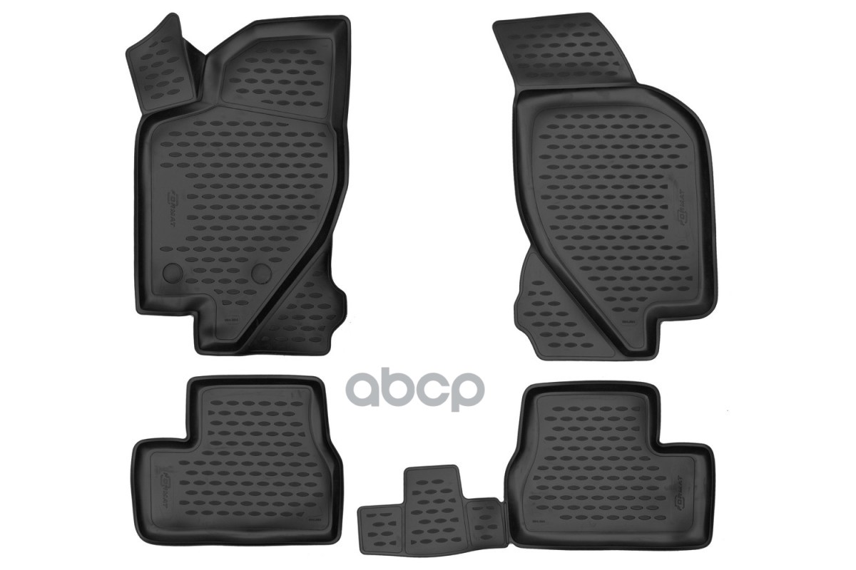 Коврики 3D В Салон Подходит Для Datsun On-Do (I, Ir), 2014-2020, 4 Шт. (Пу, Повышенная Износостойкос / Дацун Он До FORMAT арт...