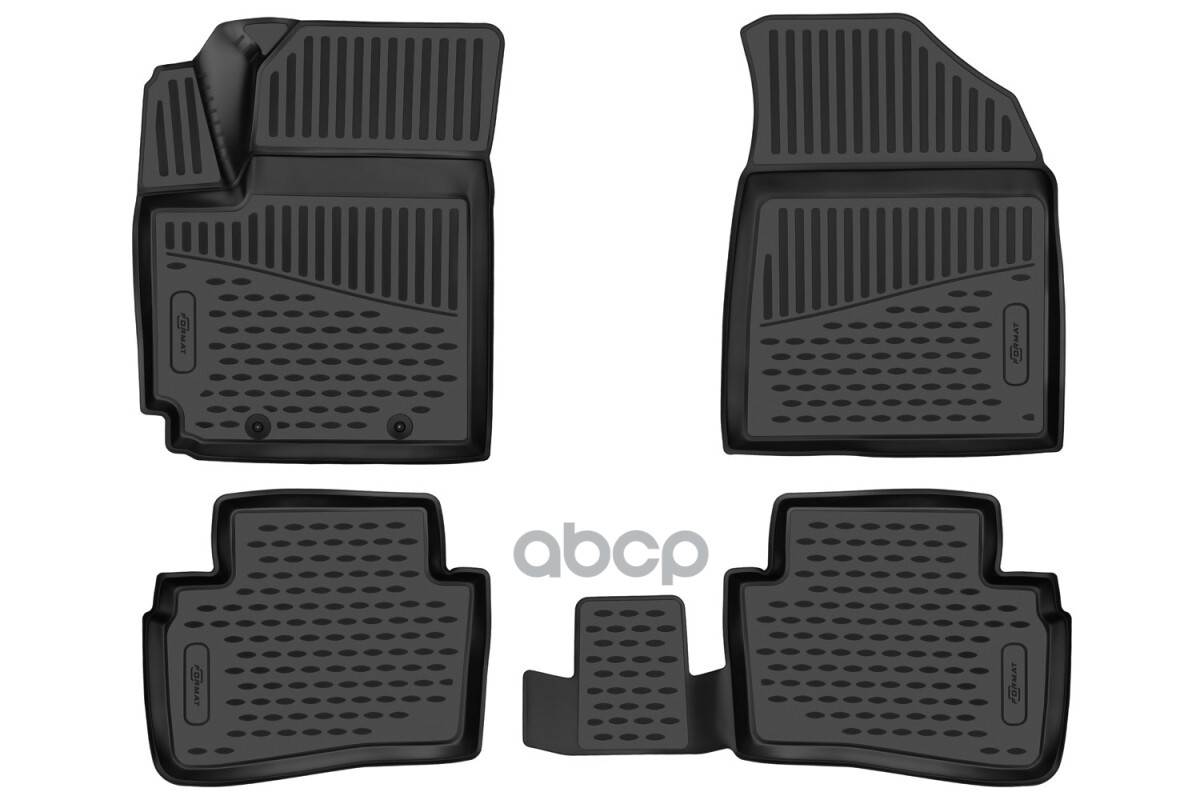Коврики 3D в салон для HYUNDAI Creta (II) 2021 -  /Solaris HC 2022- , Внедорожник 5 дв., 4шт. (ПУ, повышенная износостойкость...