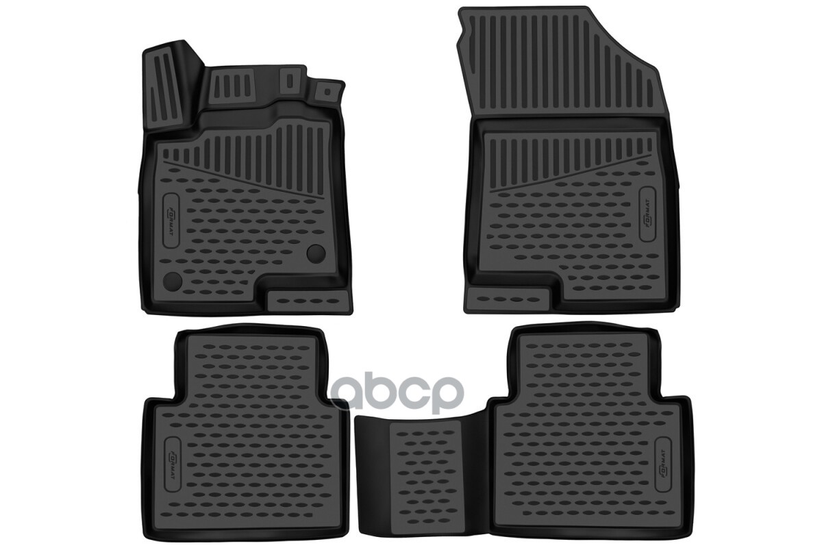 Коврики 3D в салон, для HAVAL Jolion 2021-, 4WD, Внед, 5 дв., 4шт. (ПУ, повышенная износостойкость) / Хавал Джолион FORMAT ар...