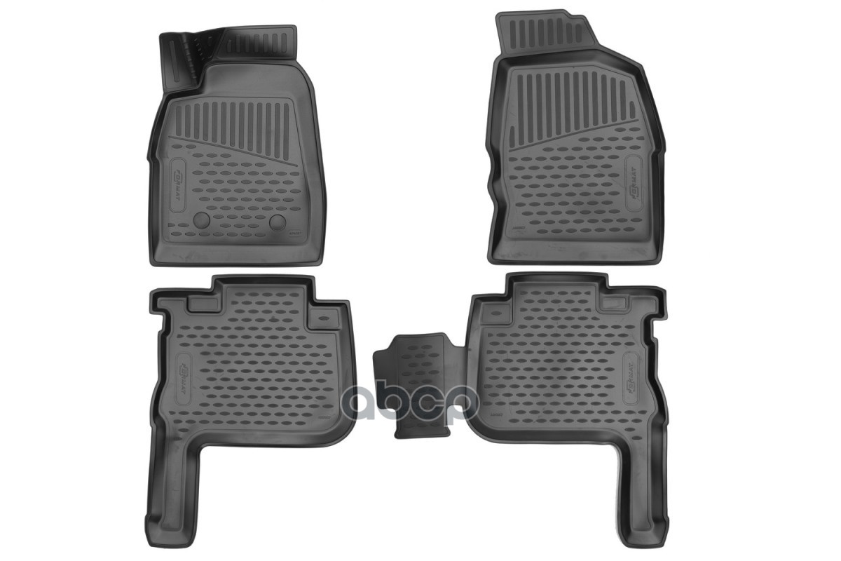 Коврики 3D в салон для GREAT WALL Wingle 7, 2020-, 4 шт. (ПУ, повышенная износостойкость) / Грейт Волл Вингл 7 FORMAT арт. FO...