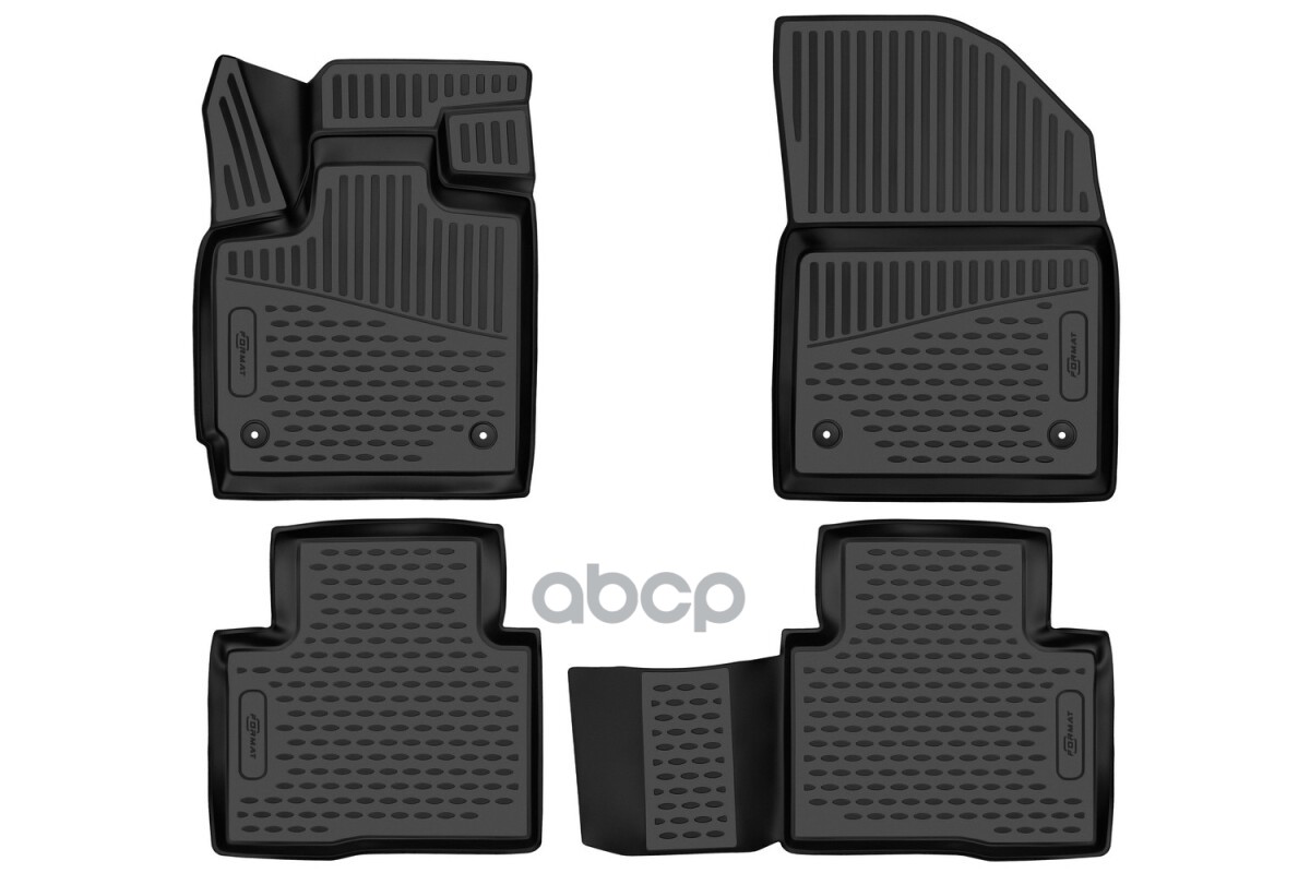 Коврики 3D в салон для EXEED TXL (Iр) 2021-, 4шт. (ПУ, повышенная износостойкость) / Эксид ТХЛ FORMAT арт. FORMAT.3DAN0218210k