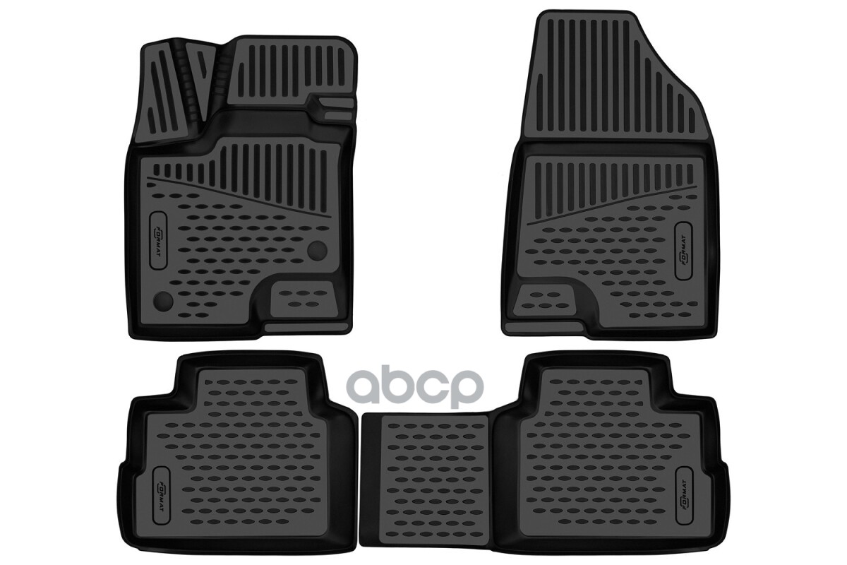 Коврики 3D в салон для HAVAL DARGO 2022-, кросс, 4 шт. (ПУ, повышенная износостойкость) / Хавал Дарго FORMAT арт. FORMAT.3DAN...