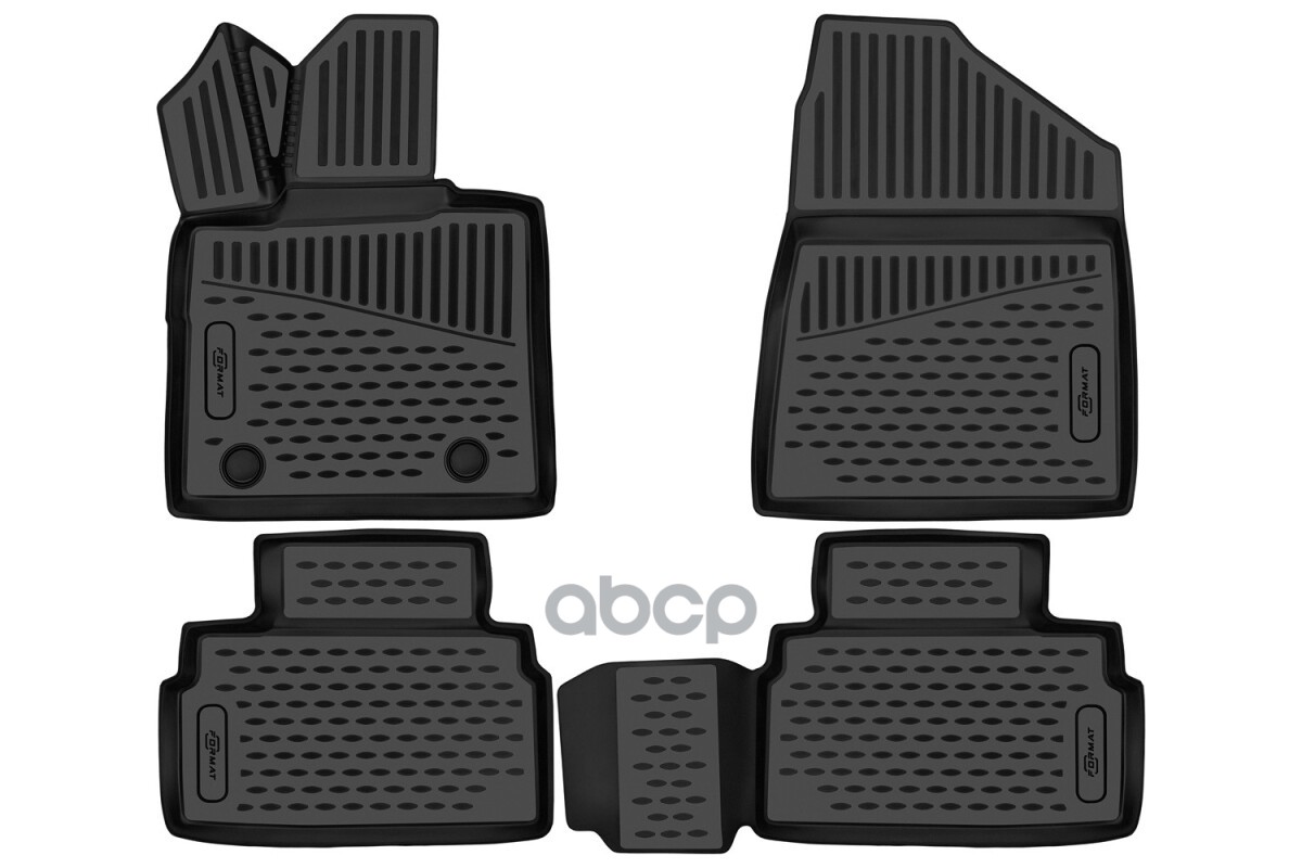 Коврики 3D в салон для CHANGAN UNI-Т (I) 2022-, 4шт. (ПУ, повышенная износостойкость) / Чанган Юни-Т FORMAT арт. FORMAT.3DAN0...