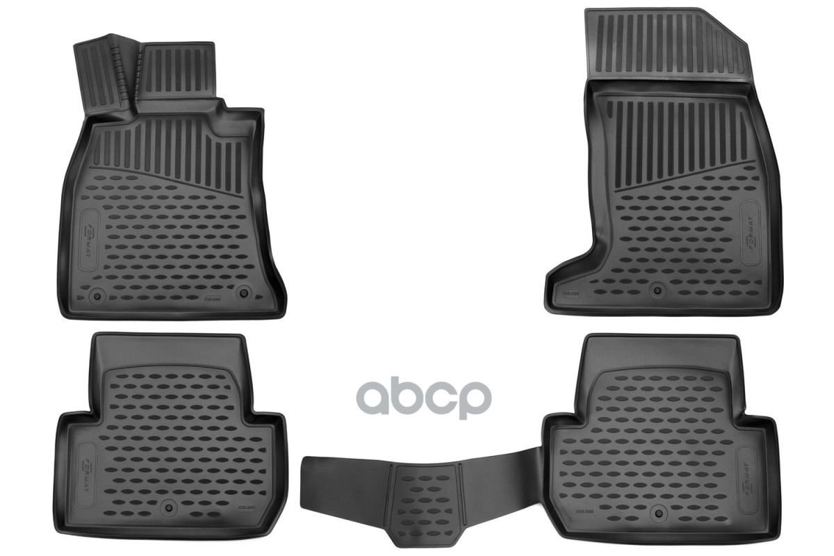 Коврики 3D В Салон Подходят Для Kia Stinger (I, Iр), 2017-2021, 2021-, Лифтбек, 4 Шт. (Пу, Повышенная Износостойкость) / Киа ...