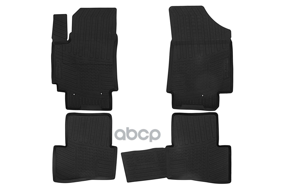 Коврики в салон HYUNDAI Creta, 2016-, 4 шт. (противоскользящие шипы, повышенная безопасность, ПУ), компл / Хендай Крета FORMA...