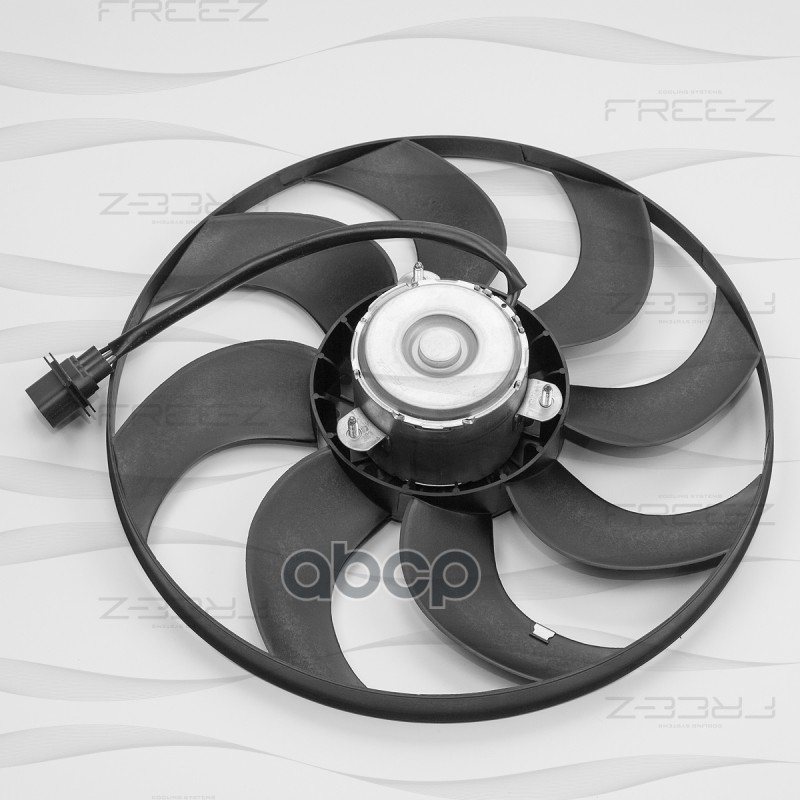 Вентилятор радиатора VW Polo 01-SKODA Fabia 07-SEAT Ibiza/Cordoba 02- KM0129 FREE-Z арт. KM0129