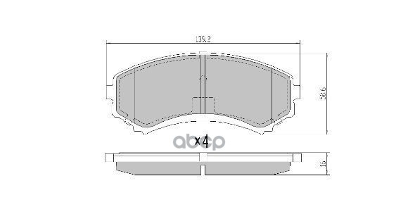 Колодки торм.пер. FREMAX арт. FBP0854