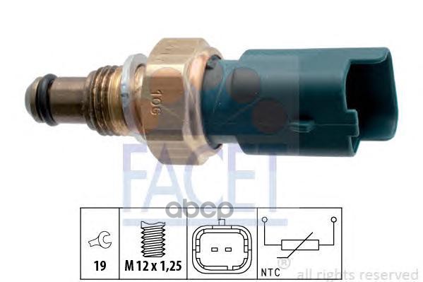 Датчик Температуры Охлаждающей Жидкости Citroen: C4 Ii 2.0Hdi 09-, C5 Ii 2.0Hdi 08-, C8 2.0Hdi 06-, Facet 7.3317 Facet арт. 7...