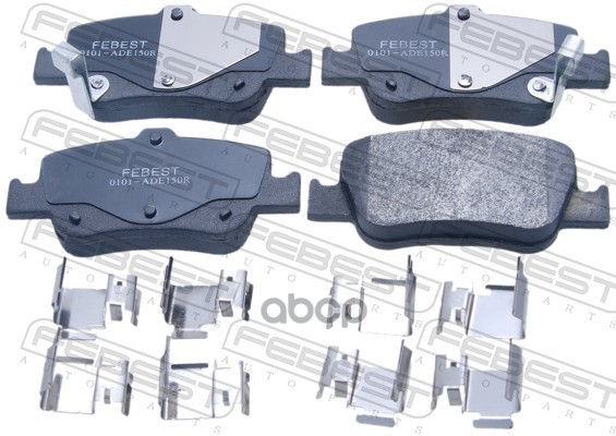 Колодки Тормозные (Комплект) | Зад Прав/Лев | Febest арт. 0101ADE150R