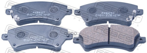 Колодки Тормозные Дисковые 0101-Zze121f Febest арт. 0101-ZZE121F