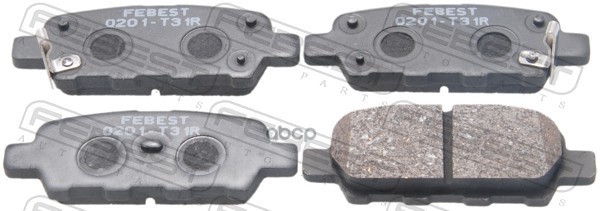 Колодки задние NISSAN PRIMERA P12 0201-T31R Febest арт. 0201-T31R