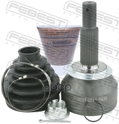 ШРУС НАРУЖНЫЙ ЗАДНИЙ 43X67.2X34 подходит для NISSAN PATROL Y62 2010.03- [EL] 0210-Y62R Febest арт. 0210-Y62R