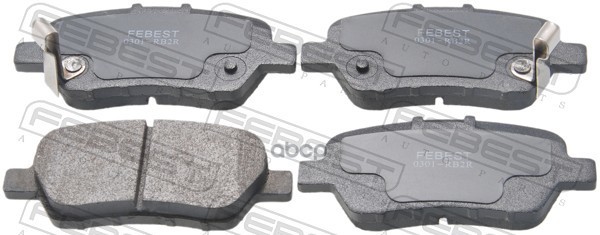 Колодки задние 0301-RB2R Febest арт. 0301-RB2R