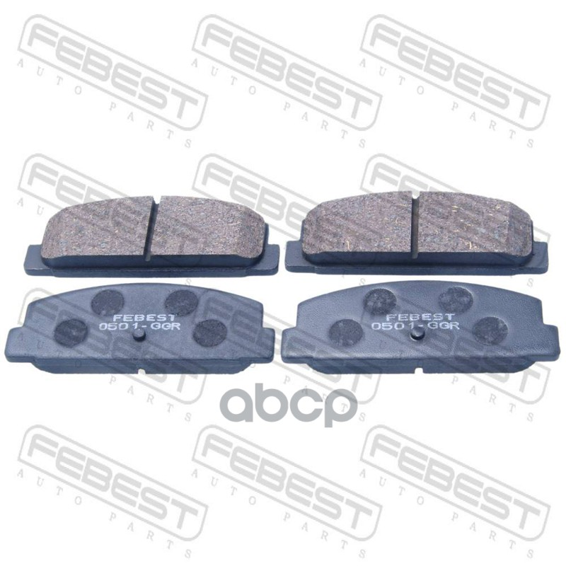 Колодки тормозные дисковые 0501-GGR Febest арт. 0501-GGR