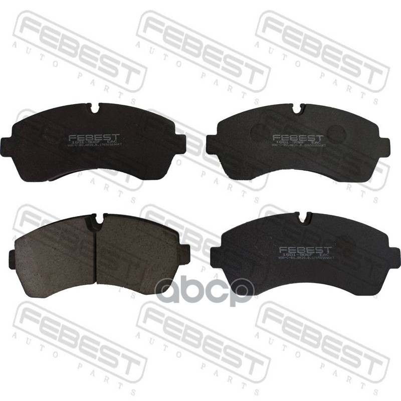 Колодки тормозные передние Febest арт. 1601906F