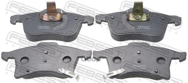 КОЛОДКИ ТОРМОЗНЫЕ ПЕРЕДНИЕ OPEL ASTRA H 2004-2010 Febest арт. 1801-ashf