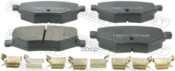 Колодки задние FORD EXPLORER V TUB 2011- 2101-AUR Febest арт. 2101-AUR