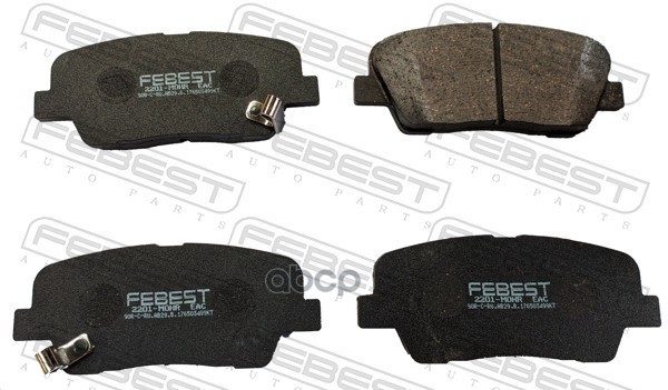 КОЛОДКИ ТОРМОЗНЫЕ ЗАДНИЕ 2201-MOHR Febest арт. 2201-MOHR