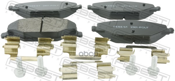 Колодки передние VW POLO SEDAN 2301-POLF Febest арт. 2301-POLF