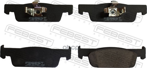 Колодки тормозные передние (с прижимной скобой) Febest арт. 2401CLIIVF