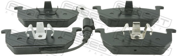 Колодки тормозные передние (с датчиком износа, с противоскрипной пластиной) Febest арт. 2601OCTA7F