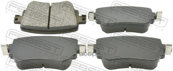 Колодки тормозные задние (с противоскрипной пластиной) Febest арт. 2601OCTA7R