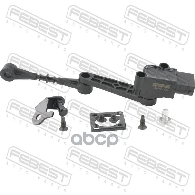 Датчик положения кузова передний левый (с кронштейном, с тягой) Febest арт. 29603012