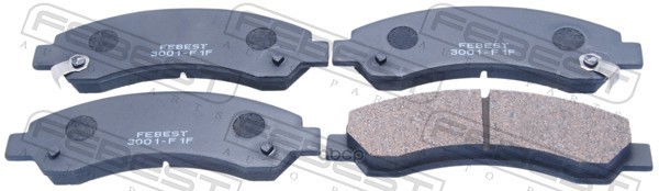 Колодки тормозные дисковые 3001-F1F Febest арт. 3001-F1F
