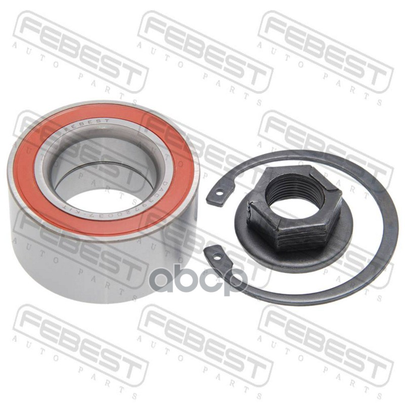 Подшипник ступичный передний ремкомплект 39X72X37 Febest арт. DAC39720037KIT