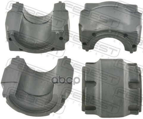 Втулка стабилизатора - половинка передн 24мм SKODA OCTAVIA (5E) (компл-2 половинки) VWSB-5G1FD24-KIT Febest арт. VWSB-5G1FD24...