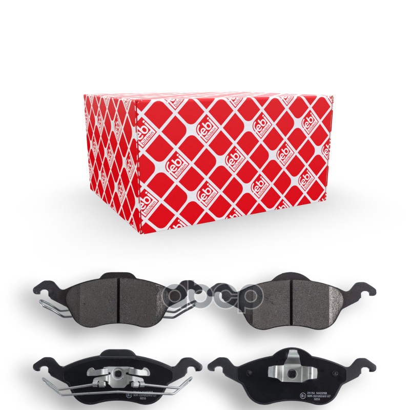 Колодки Тормозные Дисковые | Перед | Febi арт. 16279