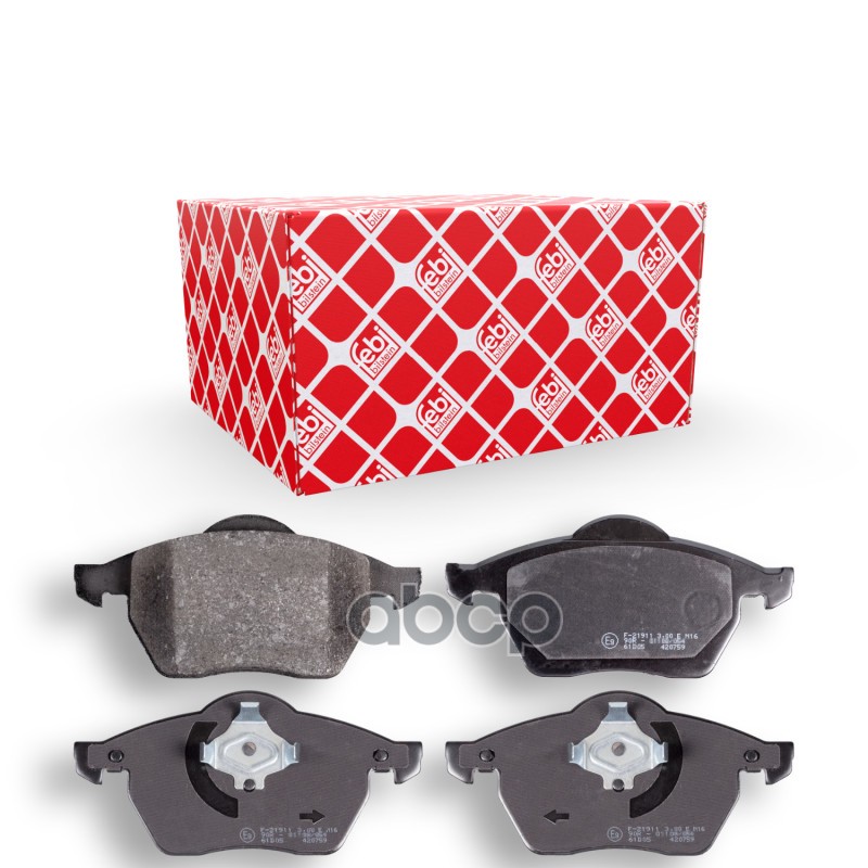 Колодки Тормозные Дисковые К-Т | Перед | Febi арт. 16338