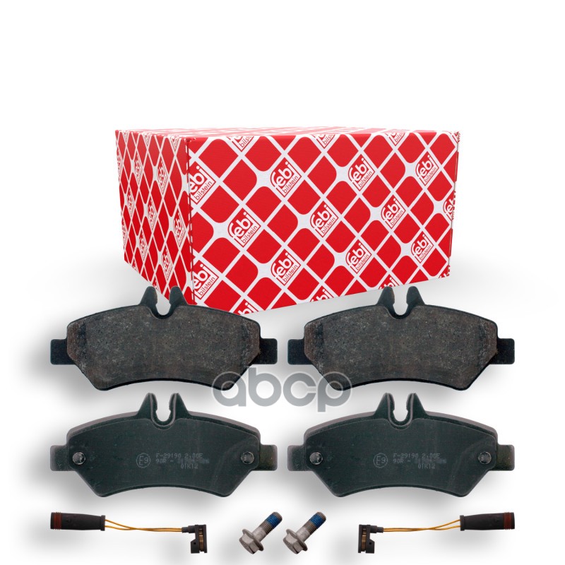 Комплект Тормозных Колодок, Дисковый Тормоз | Зад | Febi арт. 16708